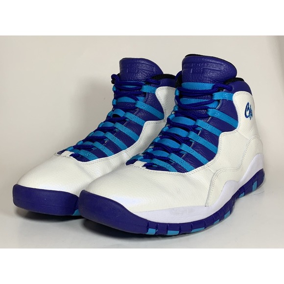 Nike Air Jordan 10 Retro Charlotte Hornets 2016 310805-107 Size 12